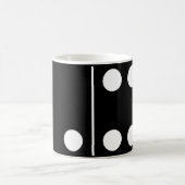 Zwei Black Domino Tasse (Mittel)