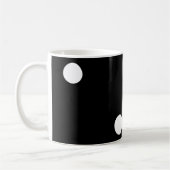 Zwei Black Domino Tasse (Links)