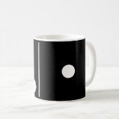 Zwei Black Domino-Tasse Kaffeetasse (VorderseiteRechts)