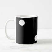 Zwei Black Domino-Tasse Kaffeetasse (Links)