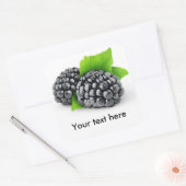 Zwei BlackBerry Quadratischer Aufkleber (Umschlag)