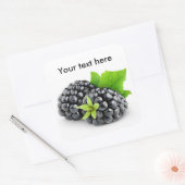 Zwei BlackBerry Quadratischer Aufkleber (Umschlag)