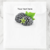 Zwei BlackBerry Quadratischer Aufkleber (Tasche)