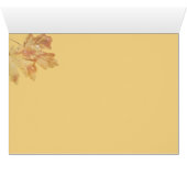 Zwei Blätter mit Regentropfen, innen blau (Innenansicht Horizontal (Unten))