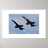 Zwei blaue Engel Poster (Vorne)