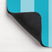 Zwei blaue Farbtöne gestreift  Mousepad (Ecke)