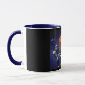 Zwei blaue Männer Tasse (Links)