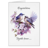 Zwei Bluebirds Liebe Hochzeit (Vorne)