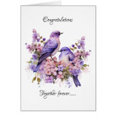 Zwei Bluebirds Liebe Hochzeit (Vorne)