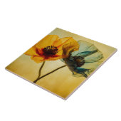 Zwei Blume Fliese (Seite)