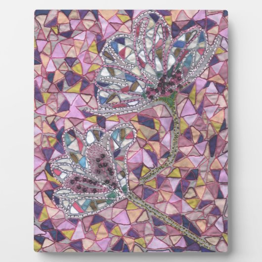 Zwei Blume Fotoplatte (Vorderseite)