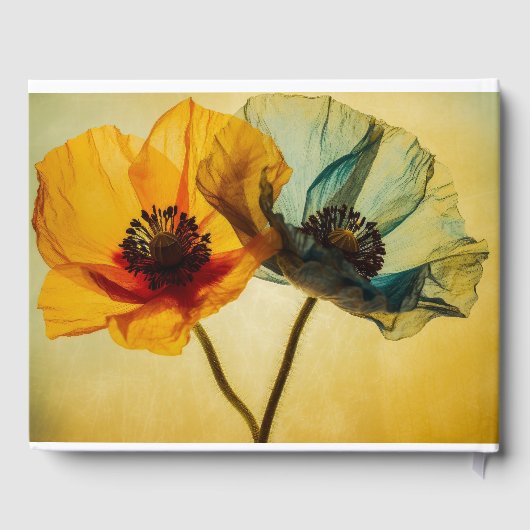 Zwei Blume Gästebuch (Rückseite)