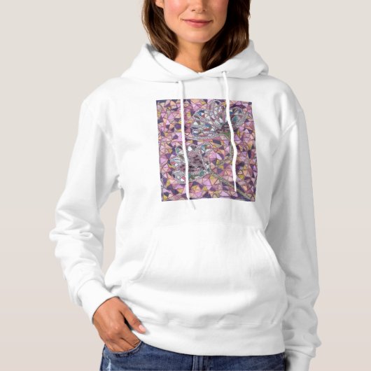 Zwei Blume Hoodie (Vorderseite)