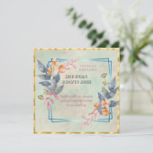 Zwei Blume in Lesbian Einladung (Stehend Vorderseite)