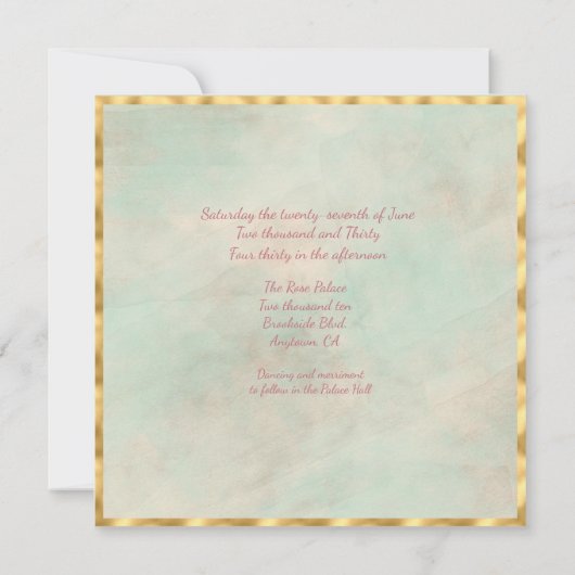 Zwei Blume in Lesbian Einladung (Rückseite)