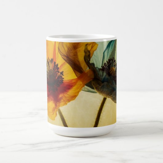 Zwei Blume Kaffeetasse (Mittel)