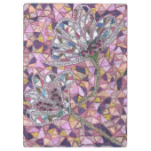 Zwei Blume Klemmbrett (Rückseite)