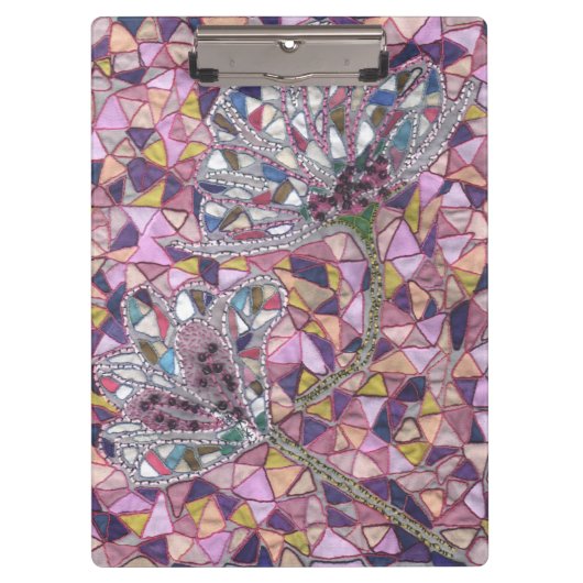 Zwei Blume Klemmbrett (Vorderseite)