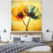 Zwei Blume Leinwanddruck (Insitu (Schlafzimmer))
