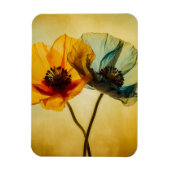Zwei Blume Magnet (Vertikal)