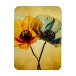 Zwei Blume Magnet