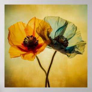 Zwei Blume Poster