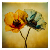 Zwei Blume Poster (Vorderseite)