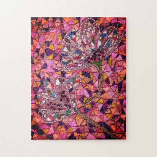 Zwei Blume Puzzle (Vertikal)