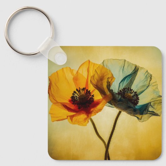 Zwei Blume Schlüsselanhänger (Vorderseite)