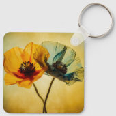 Zwei Blume Schlüsselanhänger (Rückseite)