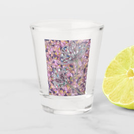 Zwei Blume Schnapsglas