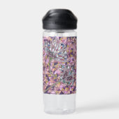 Zwei Blume Trinkflasche (Rückseite)