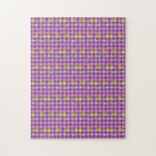 Zwei Blumen Diamanten Puzzle