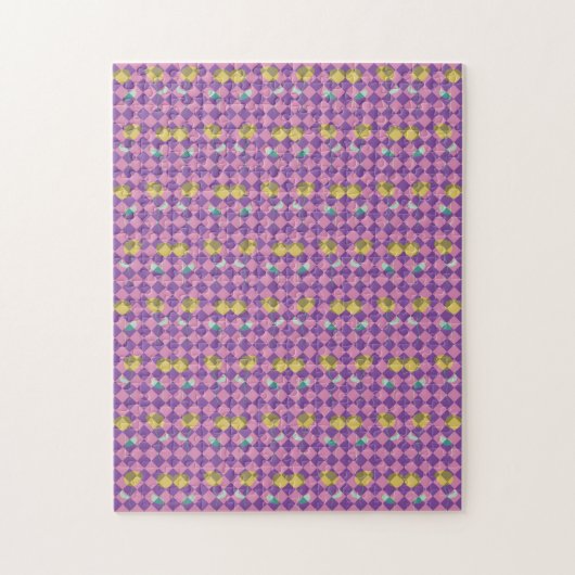 Zwei Blumen Diamanten Puzzle (Vertikal)