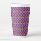 Zwei Blumen Quadrate Milchtasse (Vorderseite)