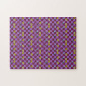 Zwei Blumen Quadrate Puzzle (Horizontal)