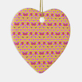 Zwei Blumen Rosen Keramik Ornament (Rechts)