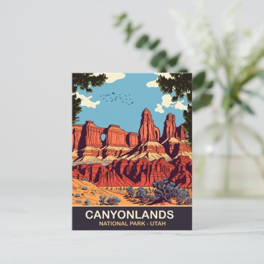 Zwei Bob, Canyonlands, Utah, Reisen Postkarte (Stehend Vorderseite)
