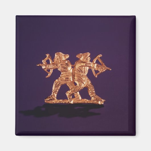 Zwei Bogenschützen Magnet (Vorne)