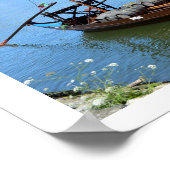 Zwei Boote auf dem Douro, Porto Poster (Ecke)