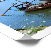 Zwei Boote auf dem Douro, Porto Poster (Ecke)