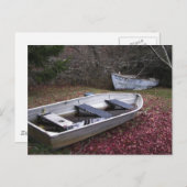 Zwei Boote Postkarte (Vorne/Hinten)