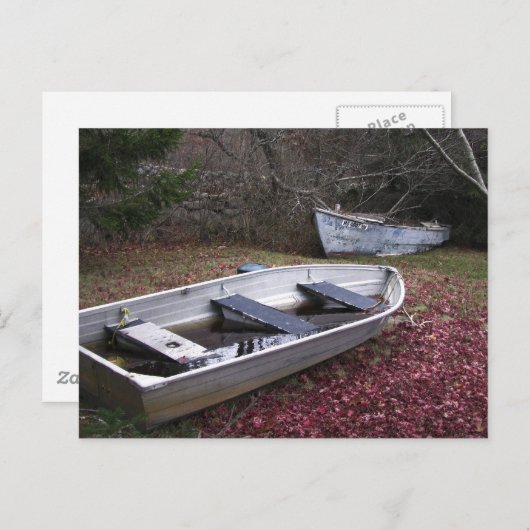 Zwei Boote Postkarte (Vorne/Hinten)