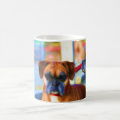 Zwei Boxer-Kunst-Tasse Kaffeetasse (Mittel)