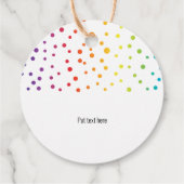 Zwei Bräuche und Konfetti Danke, dass du schwul Ho Geschenkanhänger (Rückseite)