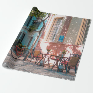 Zwei braune Tischdecken im Freien Geschenkpapier