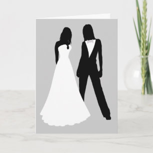 Zwei Braut Hochzeit Einladung