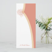 Zwei Brautduscheinladungen Einladung (Stehend Vorderseite)