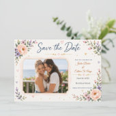 Zwei Bräute sind besser als eine Foto-Save-the-Dat Save The Date (Stehend Vorderseite)