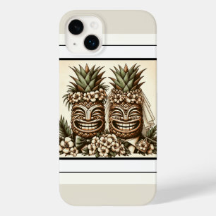 Zwei Bräutigame Schwule Ananas Tiki Kopf Retro Hoc Case-Mate iPhone 14 Plus Hülle